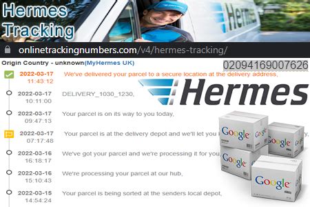 hermes world tracking number